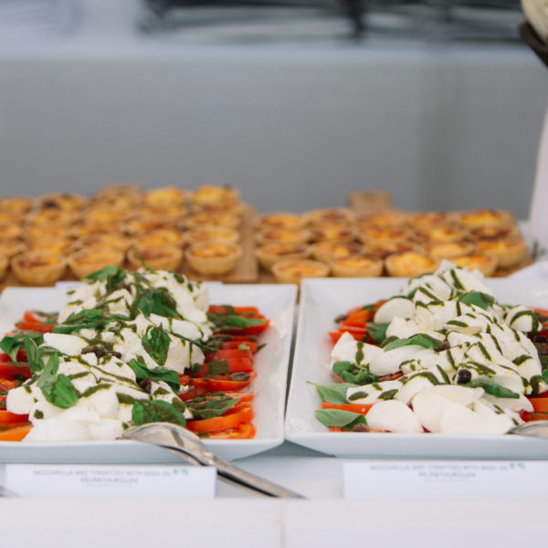 Salad on a buffet during a networking lunch during MAPIC