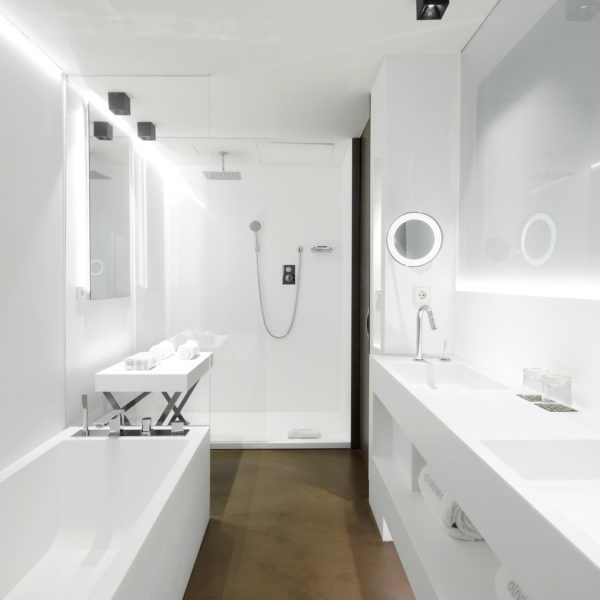 Bathroom in hotel in Barcelona