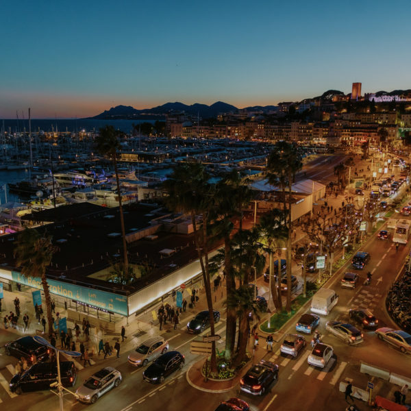 Breathtaking view of the Suquet in Cannes from one headquarter