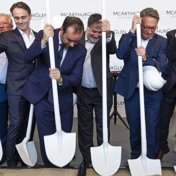 Ground breaking ceremony in Normandie