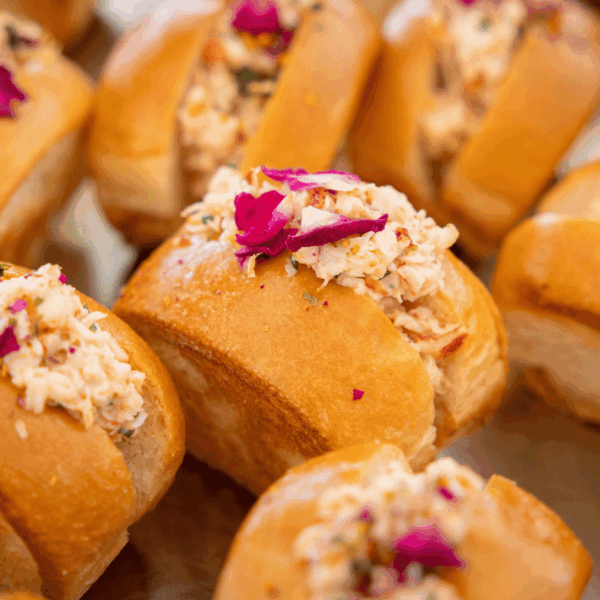 Signature Carlton brioche with lobster served during MIPIM 2026 lunch reception