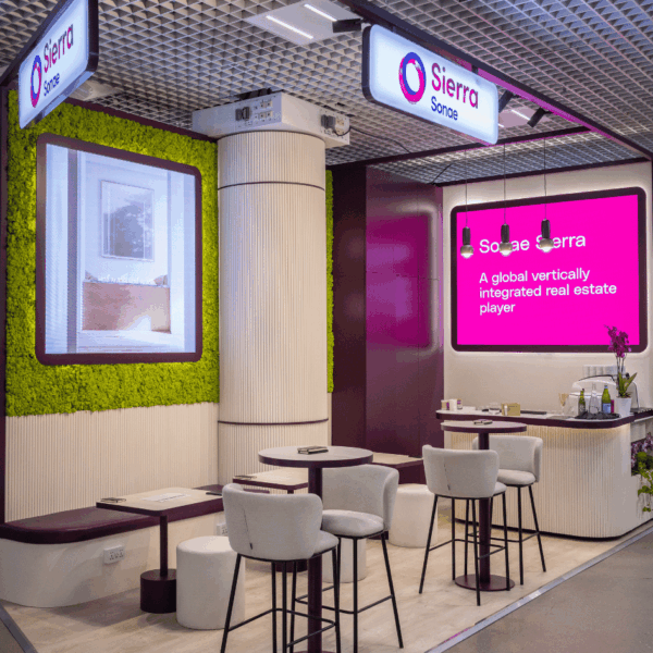 Stand of our customer inside Le Palais des Festivals