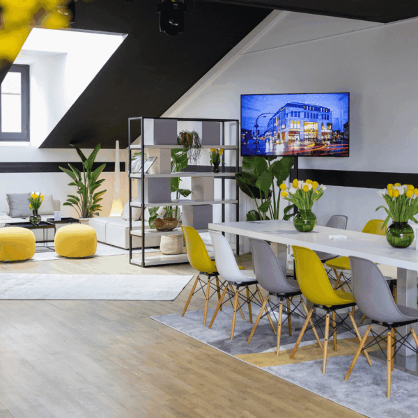 great hospitality interior design tailor made for customer inside event venue for MIPIM