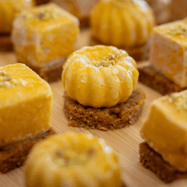 Cocktail piece with spicy bread and foie gras during high end lunch reception at the Carlton during MIPIM