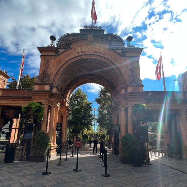 Tivoli garden gate, guest entrance to the venue for their exclusive night during DTW
