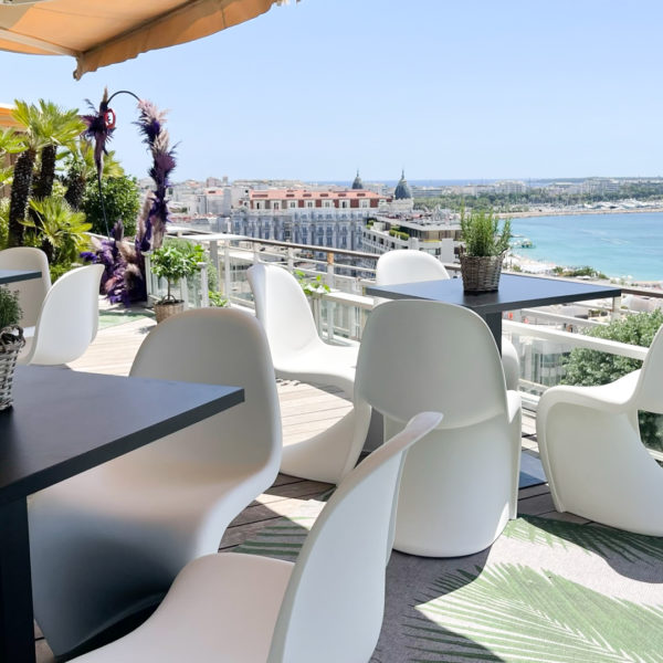 Cannes Lions 2022 penthouse terrace view over Cannes seaview
