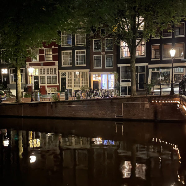 canals in amsterdam during IBC
