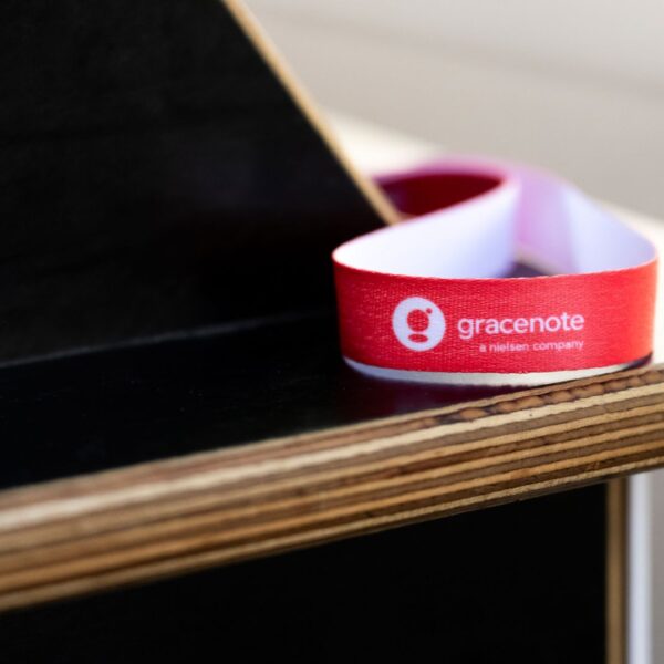Branded wristband which were given to the guests at the check in upon arrival