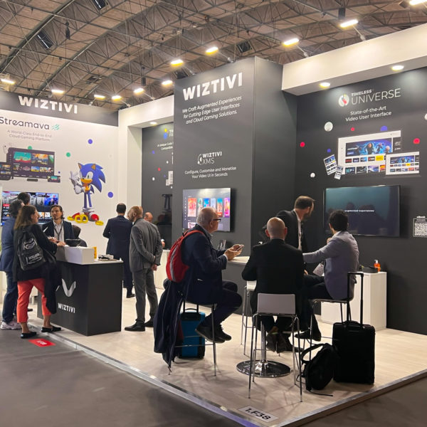 Wiztivi stand building finished during IBC 2022