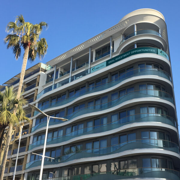 Branding on the terrace of the headquarter during MIPIM