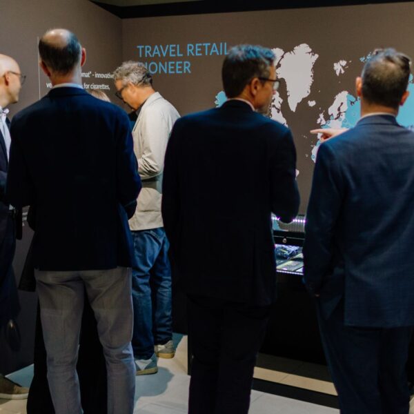 guests discovering the history of the company in a dedicated tailor made museum area.