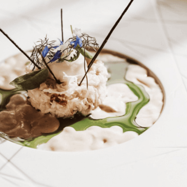 Michelin star chef, signature dish, near the RAI