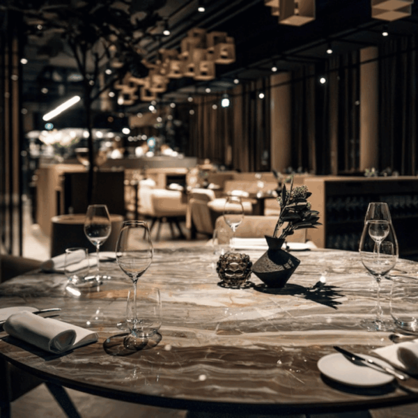 Nice & cosy atmosphere for a business diner