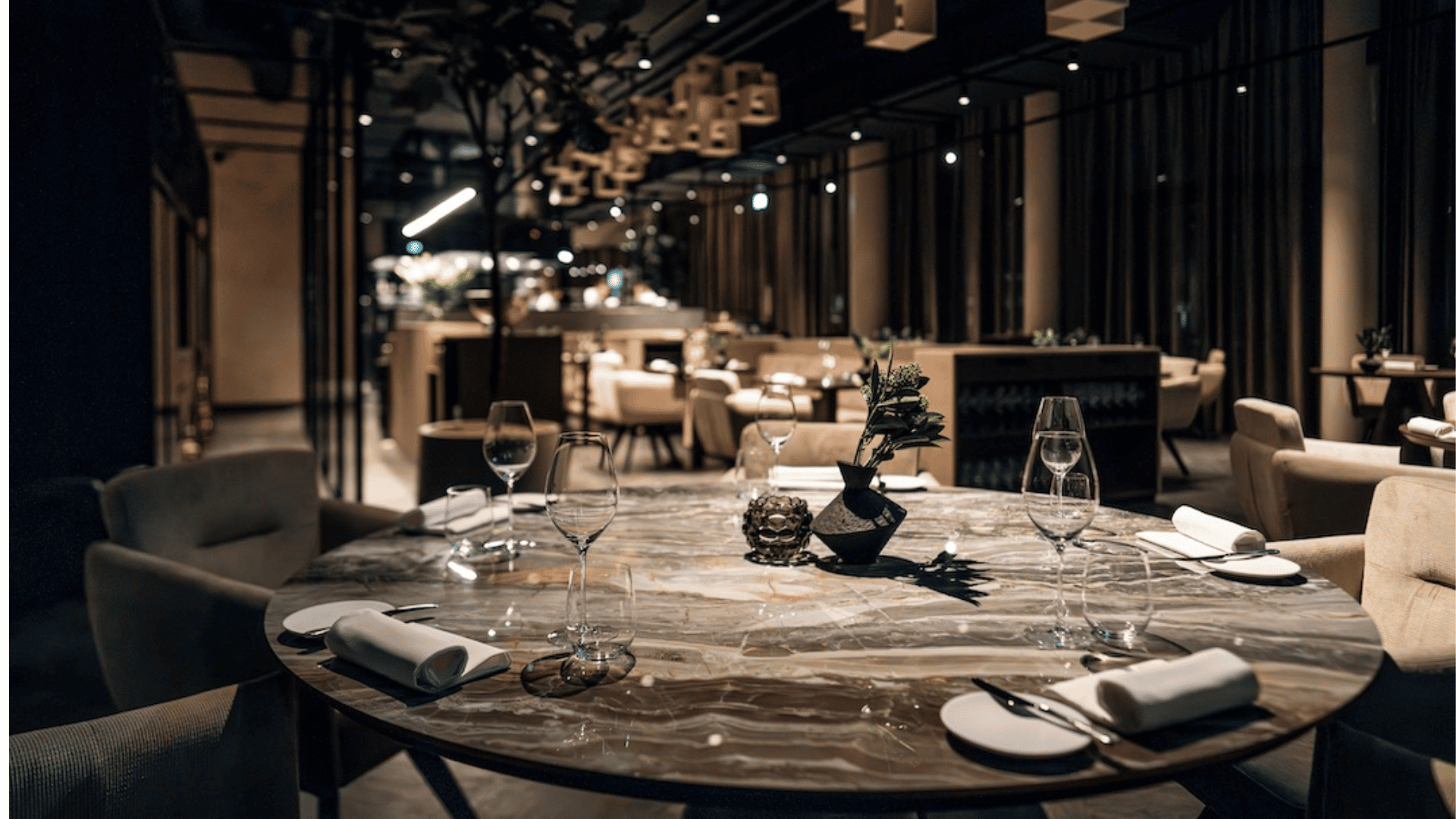 Nice & cosy atmosphere for a business diner